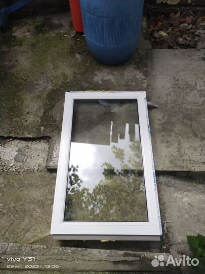 Окна пластиковые бу глухие