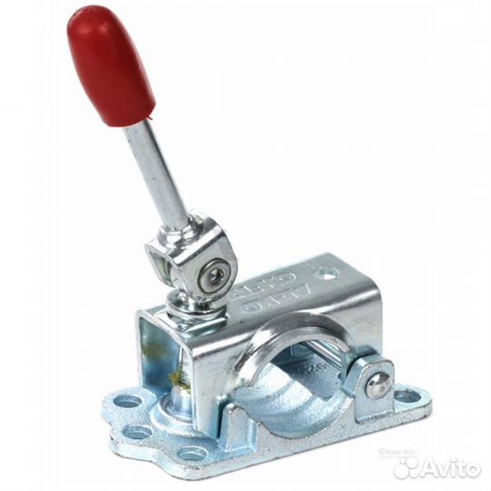 Хомут опорного колеса прицепа D48, 300 кг, С откид