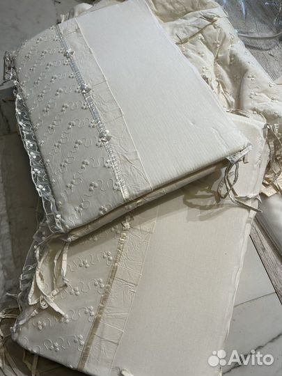 Бортики в кроватку+одеяло