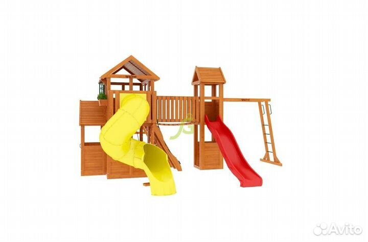 Площадка для улицы Клубный домик Макси с трубой