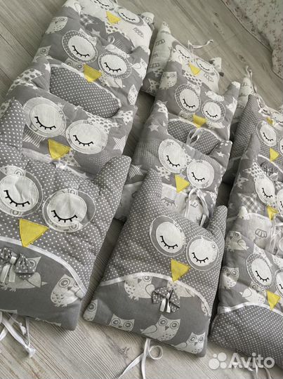 Бортики на кроватку