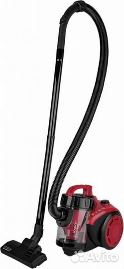 Пылесос Scarlett SC-VC80C11 1500Вт красный/черный