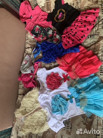 Вещи пакетомдля девочки 6-12 мес