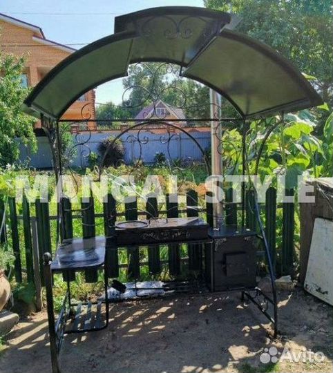 Беседка с мангалом