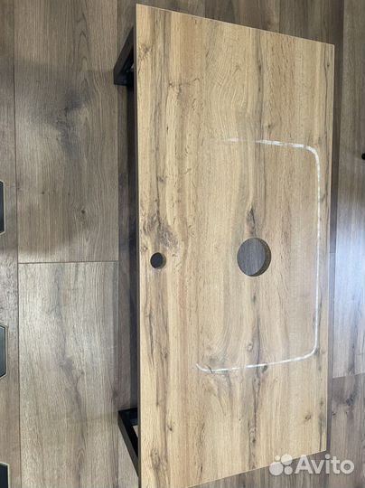 Подвесная полка для раковины шир 100 глуб 48