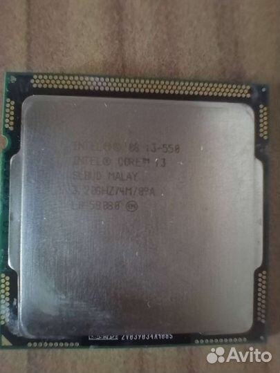 Процессор intel core i3 550