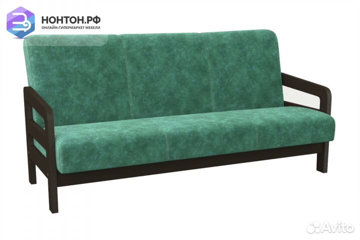 Диван книжка Вега-34 бирюзовый