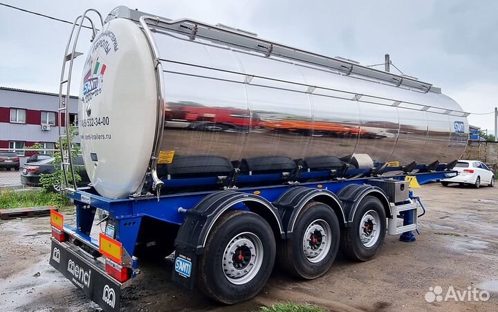 Полуприцеп пищевая цистерна Santi Молоковоз, 2023