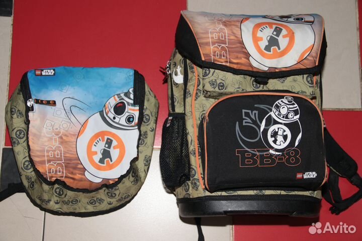 Рюкзак школьный Lego, ранец с сумкой для сменки