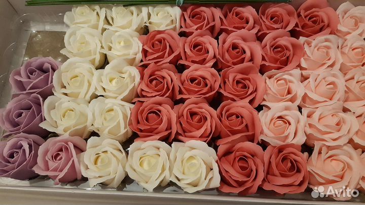 Мыльные розочки набор ассорти