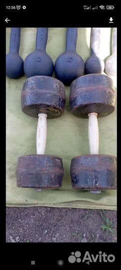 Гантели от 2 до 16кг гиря 16, 24