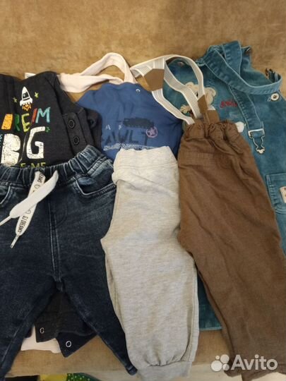 Вещи пакетом на мальчика 68 74 80