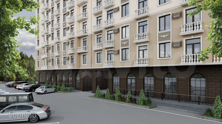 2-к. квартира, 70,2 м², 2/8 эт.