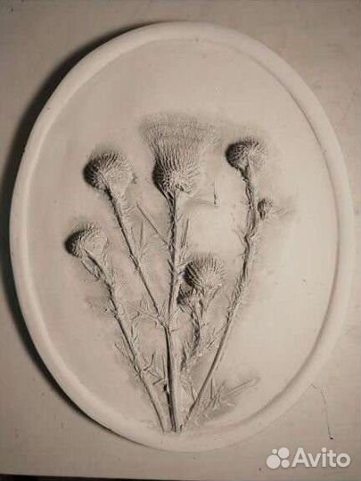 Гипсовое панно барельеф