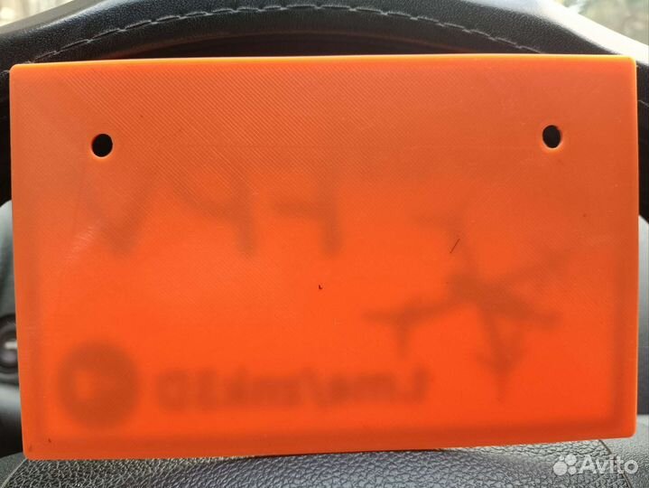 Знак для мопеда. 3D печать