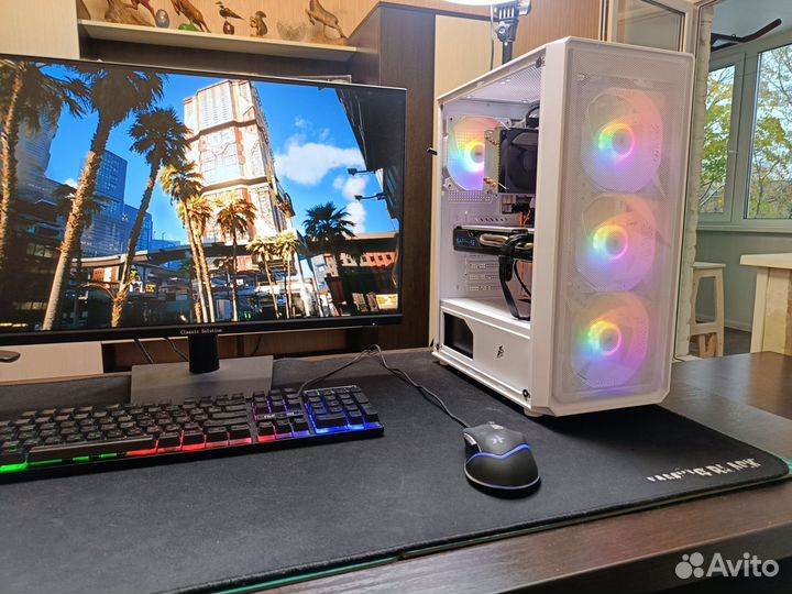 Для игр и учёбы Ryzen5 2600+ RX580 8Gb+2X8Gb