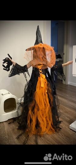 Костюм ведьмы для девочки на хэллоуин