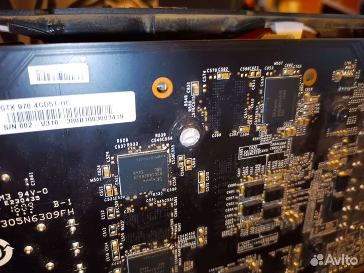 Видеокарта msi geforce gtx 970 OC tiger 4g