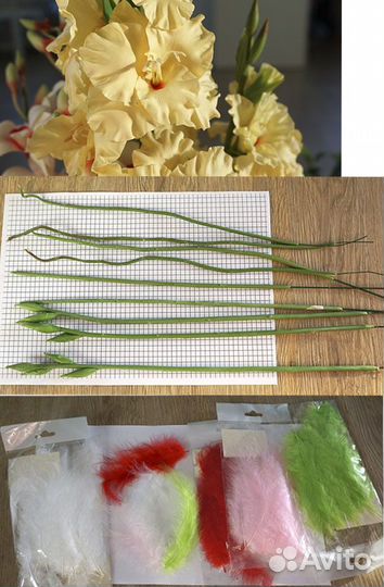 Кашпо для искуственых цветов, полимерной глины