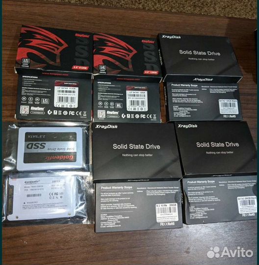 SSD диск 120 128 256 512 Гб KingSpec XrayDisk