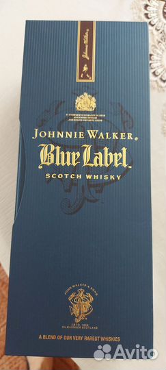 Коробка из под виски Blue Label