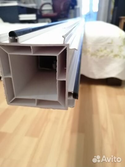 Профиль угловой с уплотнением 70х70. Brusbox