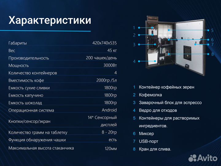 Jetinno JL24 новая кофемашина (Джетино)