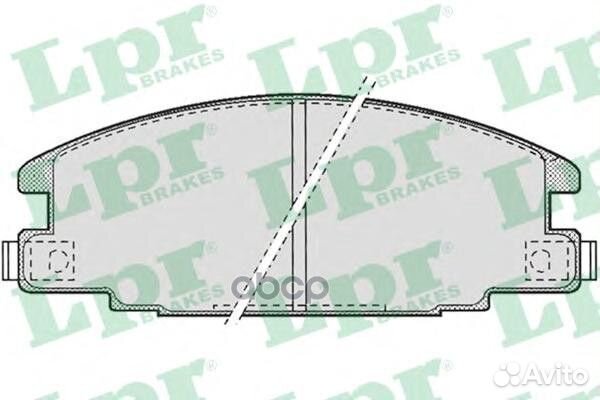 05P685 Колодки тормозные opel frontera 92-98/IS