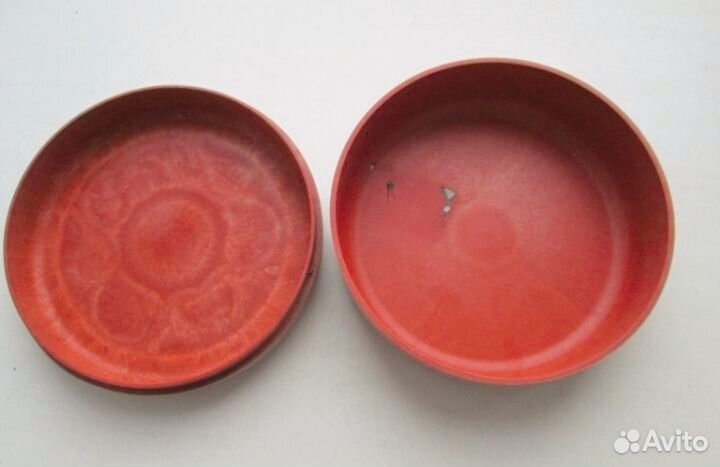 Шкатулка/коробка хранение, пластмасс, винтаж СССР