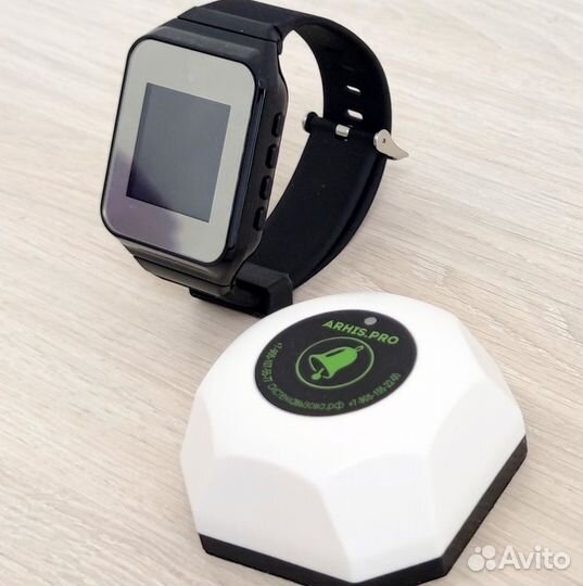 Беспроводная система/кнопка вызова официанта часы