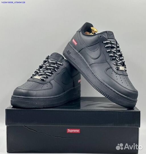 Кроссовки Nike Air Force 1 Low & Supreme (Арт.20856)