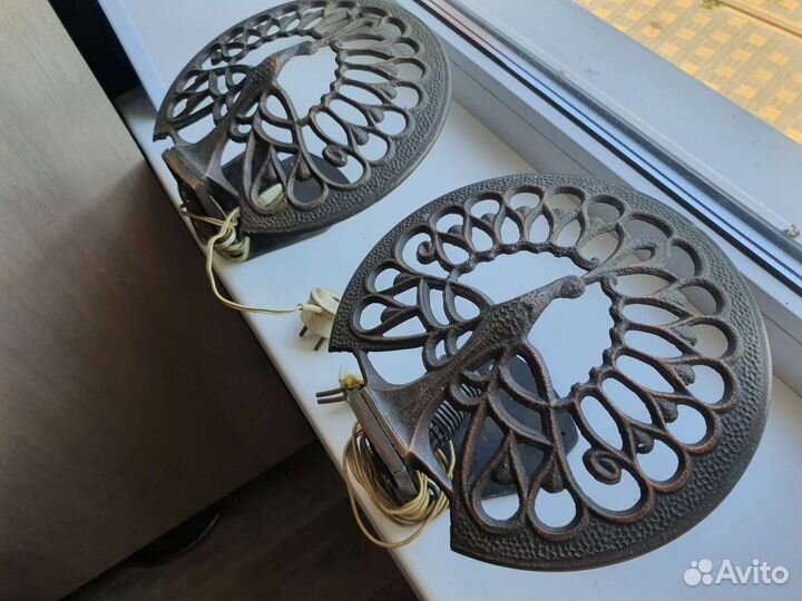 Настенный светильник павлин СССР