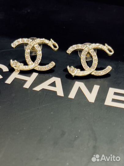 Серьги chanel