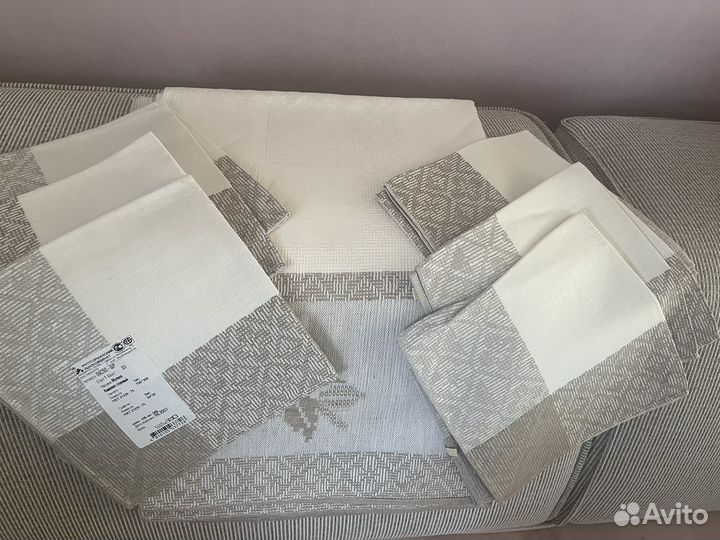 Белорусский лен, комплект, скатерть и 6 салфеток