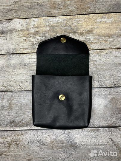 Косметичка натуральная кожа