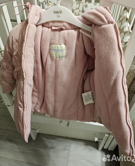 Демисезонная куртка на девочку р.74