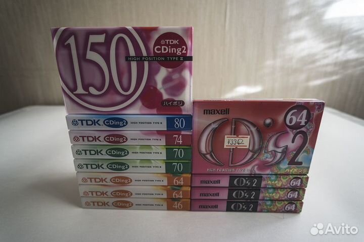 Аудиокассеты новые запечатанные TDK sony maxell