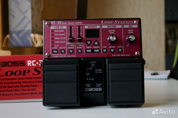 Boss rc 30 looper лупер педаль для гитары