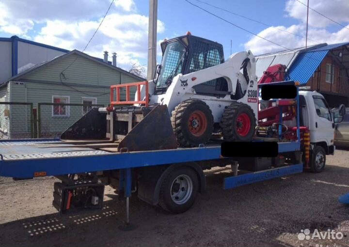 Услуги экскаватора-погрузчика bobcat S300