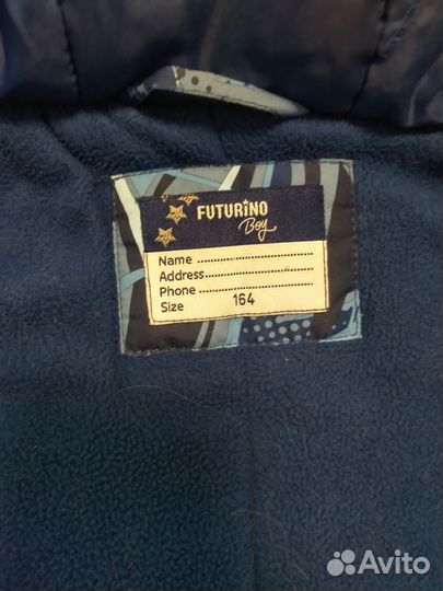Куртка на подростка зимняя 164
