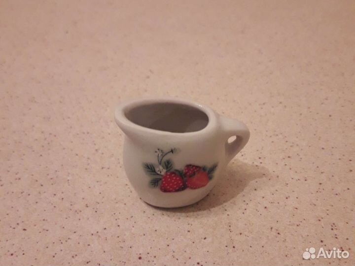 Игровой фарфоровый чайный набор для кукол