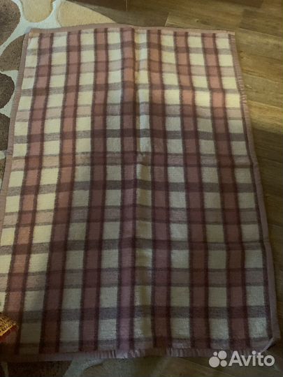 Одеяло детское СССР шерсть