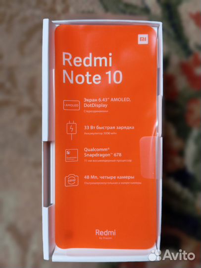 Xiaomi Redmi Note 10, 4/64 ГБ