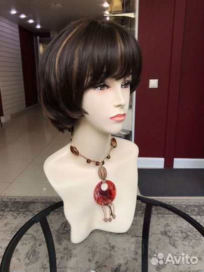 Парик на шёлке из славянских волос