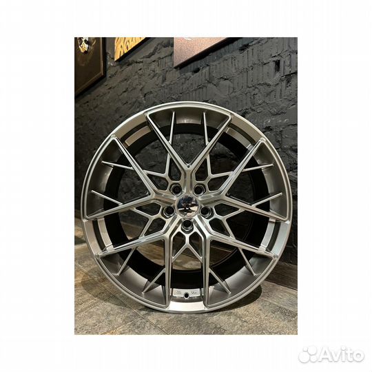 Литые диски 8.5x19 5x108 73.1 ET35 Реплика ST HR FF10 Hyper Black