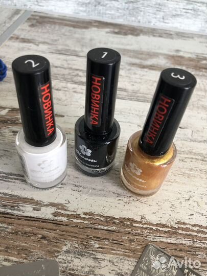 Штамп для стемпинга, лаки для стемпинга и пластины