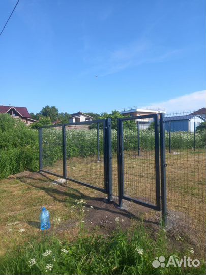 Заборы 3D сетка монтаж