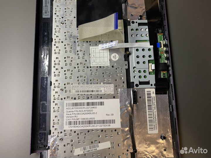 Клавиатурный модуль в сборе asus Eee pc 1025