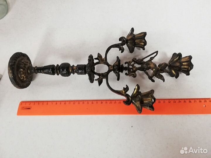 Подсвечник канделябр на 3 свечи