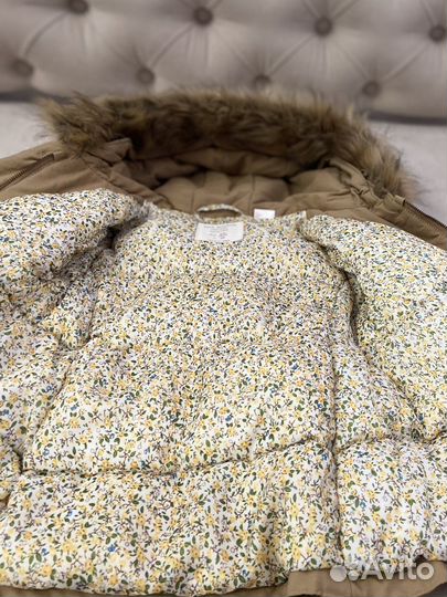 Парка на девочку zara